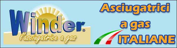 WINDER asciugatrici a gas WINDER asciugatrici a gas