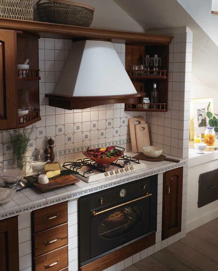 cucina in muratura classica