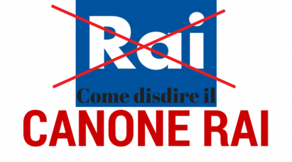 Come disdire il canone rai
