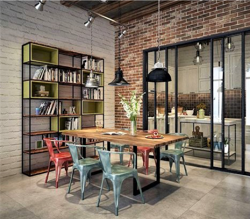 arredamento in stile moderno industriale